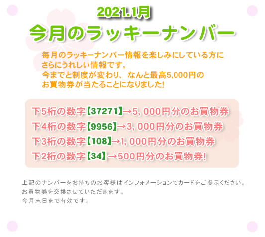 の 2020 今年 ラッキー ナンバー